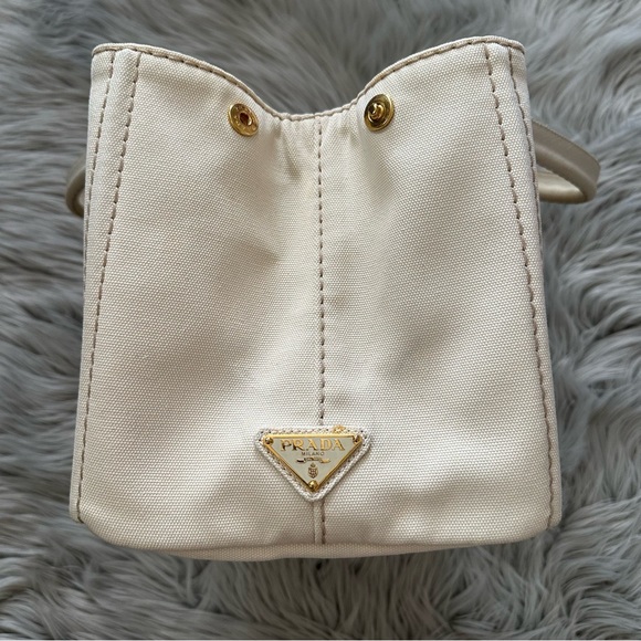 PRADA Canapa Logo Tote - Picture 7 of 15